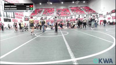 132-146 lbs Rr Rnd 3 - Mahlea Warrior, Tecumseh Youth Wrestling vs Kenzie Hartfield 2, OKC Saints Wrestling