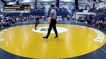 138 lbs Quarters & 1st Wb (16 Team) - Angel De Los Santos, Jenkins vs Chandler Bays, Oconee County