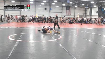 88 lbs Round 5 - 4:00pm Saturday - Ricky Almaguer, Cali Red vs Macklen Marksbury, Team Michigan