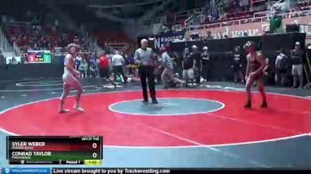 152 lbs Champ. Round 2 - Syler Weber, Porter Ridge vs Conrad Taylor, Providence