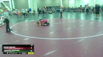 190 lbs Semis & Wb (16 Team) - Addison Neumann, Team STL Green vs Emari Brown, Charlies Angels Florida Black