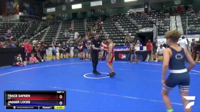 98 lbs Semifinal - Trace Safken, CO vs Jagger Locke, PA