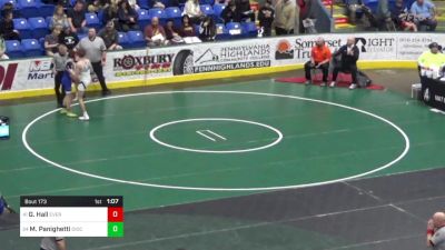 132 lbs Round Of 64 - Gavin Hall, Everett vs Mario Panighetti, Diocese Of Erie