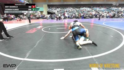 132 lbs Quarterfinal - Joey Guanella, Windsor Wrestling Club vs Andrew Flores, FordDynasty Wrestling Club