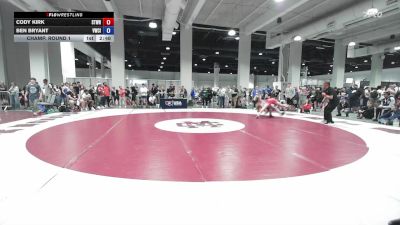 U20 Freestyle FS - 79 lbs Champ. Round 1 - Cody Kirk, Stronghold Wrestling vs Ben Bryant, Viking Wrestling Club (IA)