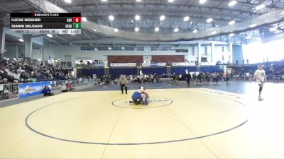 170 lbs Round 3 (3 Team) - Lucas Mosher, Horseheads Sr HS vs Gianni Delgado, Saratoga Springs Sr HS