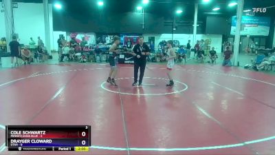 106 lbs Round 2 (8 Team) - Cole Schwartz, Pennsylvania Blue vs Drayger Cloward, Utah