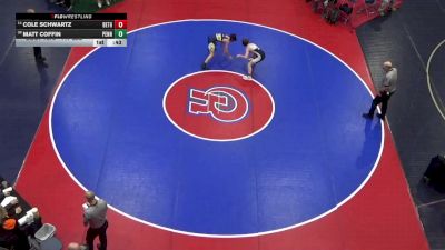 117 lbs Consi Of 8 #2 - Cole Schwartz, Bethlehem Catholic vs Matt Coffin, Pennridge
