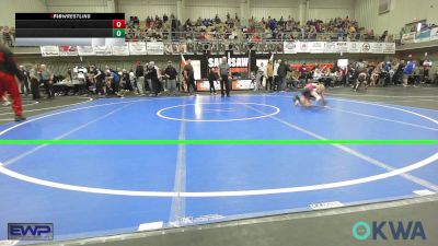 61 lbs Quarterfinal - Lincoln Sanders, Team Tulsa Wrestling Club vs Noah Brackett, Raw Wrestling Club