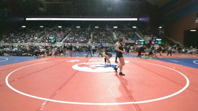120 lbs Cons. Round 3 - Vada Schmidt, Lovell vs Lily Hill, Wind River
