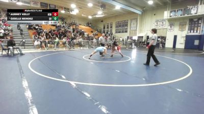 140 lbs Semifinal - Giselle Mendez, Quartz Hill vs Aubrey Kelly, Hemet