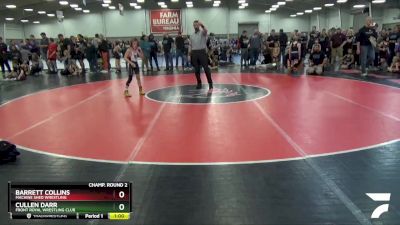 63 lbs Champ. Round 2 - Barrett Collins, Machine Shed Wrestling vs Cullen Darr, Front Royal Wrestling Club