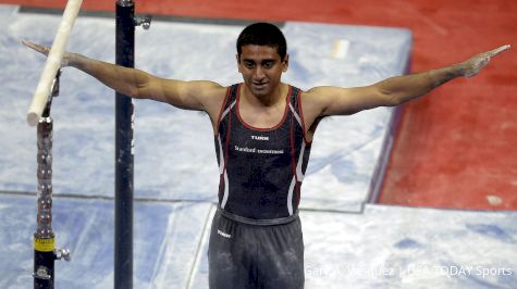 Akash Modi Over The Years On Parallel Bars At US Championships
