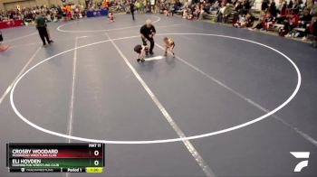 40-44 lbs Quarterfinal - Eli Hovden, Farmington Wrestling Club vs Crosby Woodard, Moorhead Wrestling Club