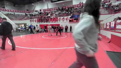 JH 235 lbs 2nd Place Match - Charlee Mckee, Yukon JH vs Alexie Cagle, CHOCTAW JH