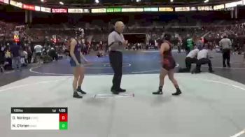 109 lbs Consi Of 16 #1 - Destany Noriega, Corona vs Nyla O'brien, Unattached