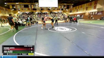 220 lbs Cons. Round 1 - Ben Quirk, Arroyo Grande vs Ryder Smith, Great Oak