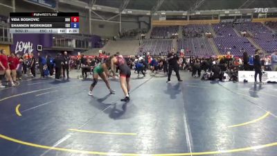 160 lbs 2nd Wrestleback (16 Team) - Vida Boskovic, Southern Oregon University vs Shannon Workinger, Evergreen State