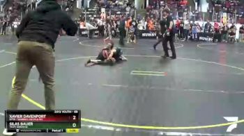 69 lbs Champ. Round 2 - Xavier Davenport, BTSD / Warren Lincoln WC vs Silas Bauer, Team Donahoe