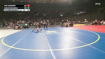 6A Boys 150 lbs Cons. Round 2 - Kovi Lefkowitz, Clackamas Boys vs Carlos Escamilla, Reynolds Boys