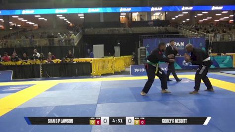 Corey R Nesbitt vs Sian S P Lawson 2025 Pan Jiu Jitsu IBJJF Championship