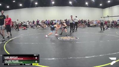 82 lbs Round 2 - Calvin McLain, Summerville Takedown Club vs Luke Bentley, Mountaineer Wrestling Club