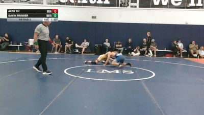 134 lbs Rr Rnd 2 - Alex Su, Broad Axe Green - HSC vs Gavin Musser, Wayne Danger - HSC