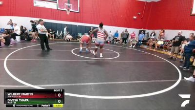 285 lbs Round 1 (6 Team) - Divesh Thapa, WAR vs Wilbert Martin, 208 Elite