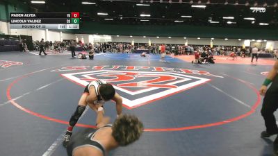 106 lbs Round Of 32 - Paden Alyea, VA vs Lincoln Valdez, CO
