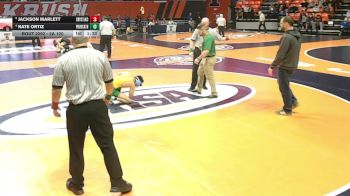 2A 120 lbs Cons. Round 3 - Nate Ortiz, New Lenox (Providence Catholic) vs Jackson Marlett, Crystal Lake (Central)