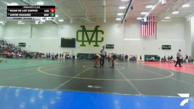 157 lbs Champ. Round 1 - Justin Vasquez, Montebello vs Noah De Los Santos, Sonora