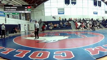 141 lbs 1st Place Match - Tyler Debnar, St. Vincent College vs Logan Ventura, Thiel College