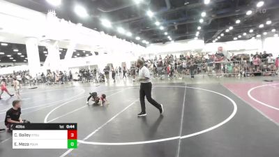 40 lbs Quarterfinal - Carson Bailey, Stout Wr Acd vs Eliana Meza, Pounders WC