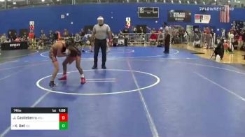 74 lbs Semifinal - Jamiel Castleberry, Arlington Cardinals vs Kaidan Bell, Ioc