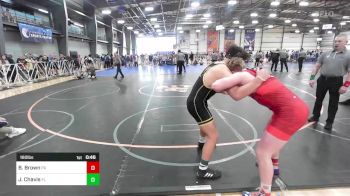 180 lbs Consolation - Brady Brown, PA vs Jeremiah Chavis, FL