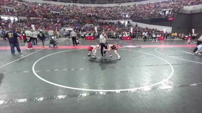 120 lbs Champ. Round 1 - Wyatt Fuller, Wisconsin Rapids vs Parker Sutter, Mt. Horeb Wrestling Club