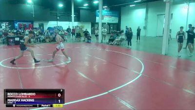 114 lbs Round 2 (8 Team) - Rocco Lombardo, Pennsylvania Blue vs Maddax Hacking, Utah