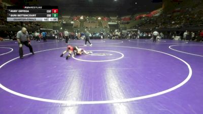 115 lbs Quarterfinal - Ruby Ortega, Centennial vs Suri Bettencourt, Ernest Righetti