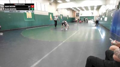120 lbs Champ. Round 1 - Kash Moore, Slam Academy vs Elias Montiel, Green Valley