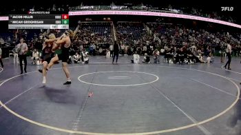 3A 175 lbs 3rd Place Match - Micah Geoghegan, St. Stephens High School vs Jacob Hillis, Oak Grove High School