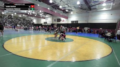110 lbs Champ. Round 2 - Rori Rapan, La Quinta/La Quinta vs Madison Person, Cajon