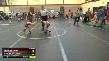 64 lbs Round 3 - Salihcan Oztas, Spazz Wrestling vs Connor Ciglinsky, Smyrna Little Wrestlers