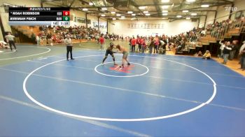 285 lbs Champ. Round 1 - Noah Robinson, Heidelberg vs Jeremiah Finch, Marian University (IN)