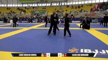 Lillian Jane Marchand vs Luane Carvalho Correia 2025 Brasileiro Jiu-Jitsu IBJJF