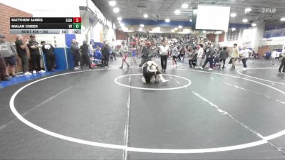 150 lbs Cons. Round 2 - Matthew James, El Dorado vs Malan Cheek, Victor Valley