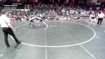 132 lbs D1/d2/d3 Finals (sat 3:00 P.m.) - Michael Ciancio, Coleman vs Dominic Viebrock, Saint Croix Falls