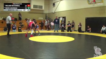 100 lbs Cons. Round 4 - William McConnell, Albiani vs Matix Aguinaga, Exeter