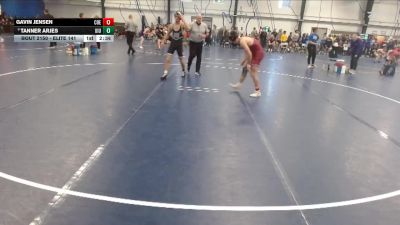 Elite 141 lbs Cons. Round 5 - Tanner Arjes, Upper Iowa vs Gavin Jensen, Coe