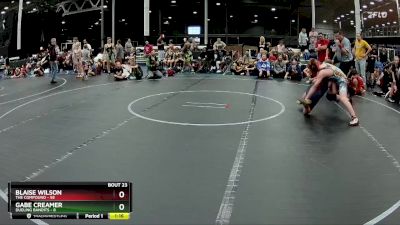 100 lbs Round 6 (8 Team) - Blaise Wilson, The Compound vs Gabe Creamer, Dueling Bandits