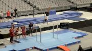Akash Modi Podium Training On Parallel Bars At US Championships